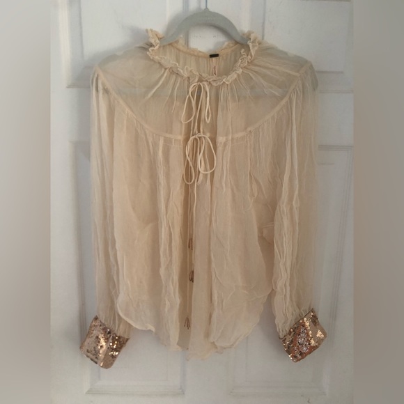Free people long Sleeves blouse. - Picture 7 of 11